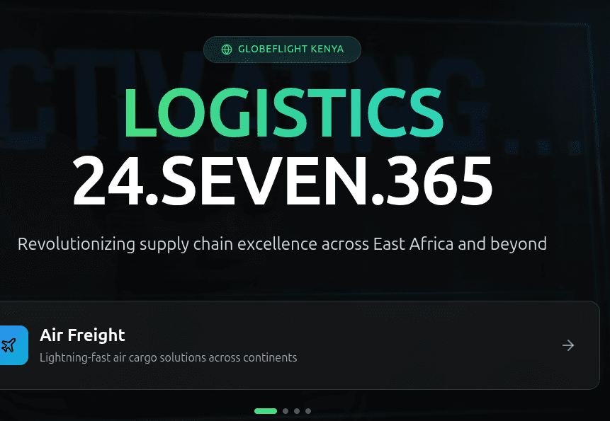 Globeflight Kenya Website